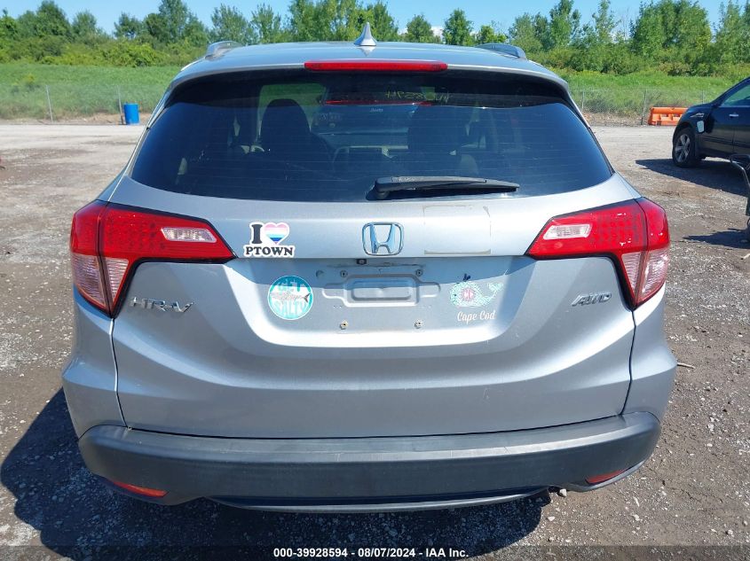 2018 Honda Hr-V Ex-L VIN: 3CZRU6H7XJM712220 Lot: 39928594