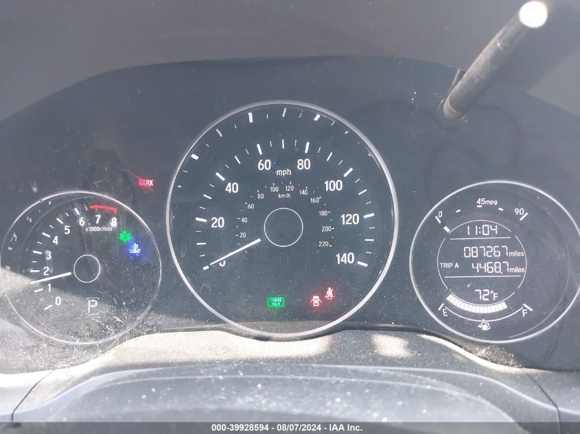 2018 Honda Hr-V Ex-L VIN: 3CZRU6H7XJM712220 Lot: 39928594