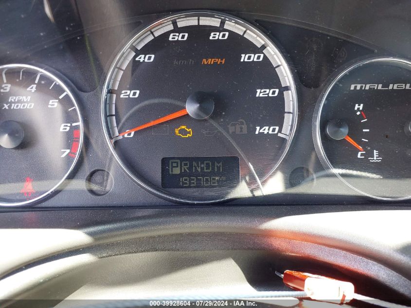 2006 Chevrolet Malibu Maxx Ss VIN: 1G1ZW63106F136107 Lot: 39928604