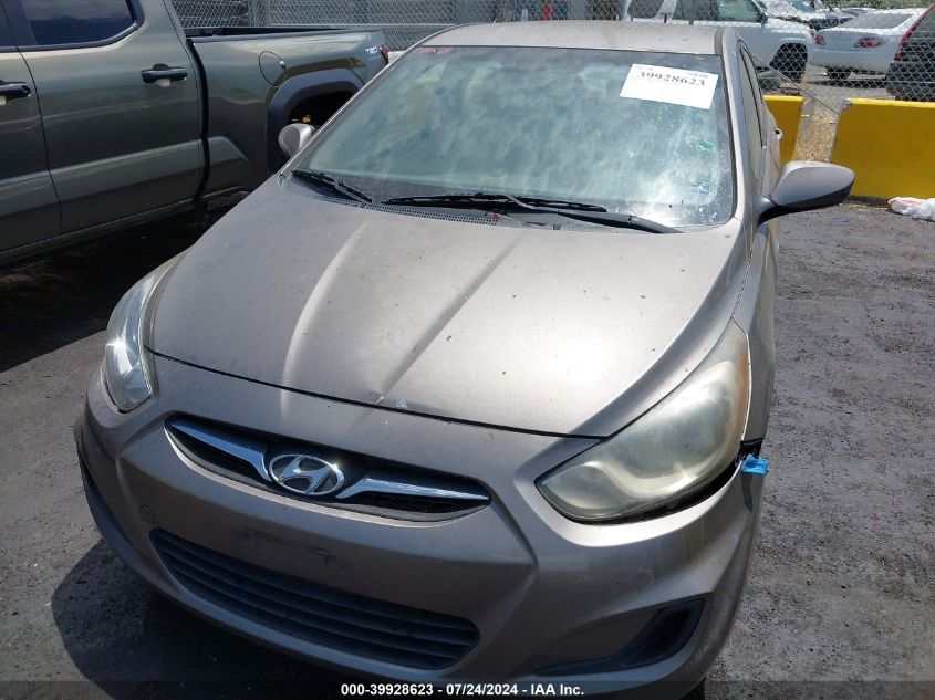 2013 Hyundai Accent VIN: KMHTC4AE2DU502203 Lot: 39928623