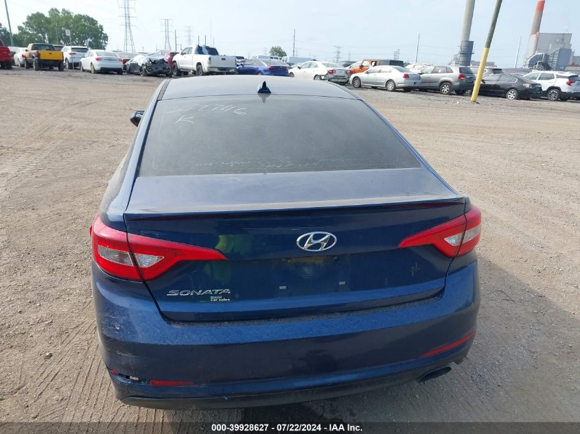 2016 Hyundai Sonata Se VIN: 5NPE24AF2GH352746 Lot: 39928627