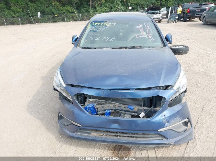 2016 Hyundai Sonata Se VIN: 5NPE24AF2GH352746 Lot: 39928627