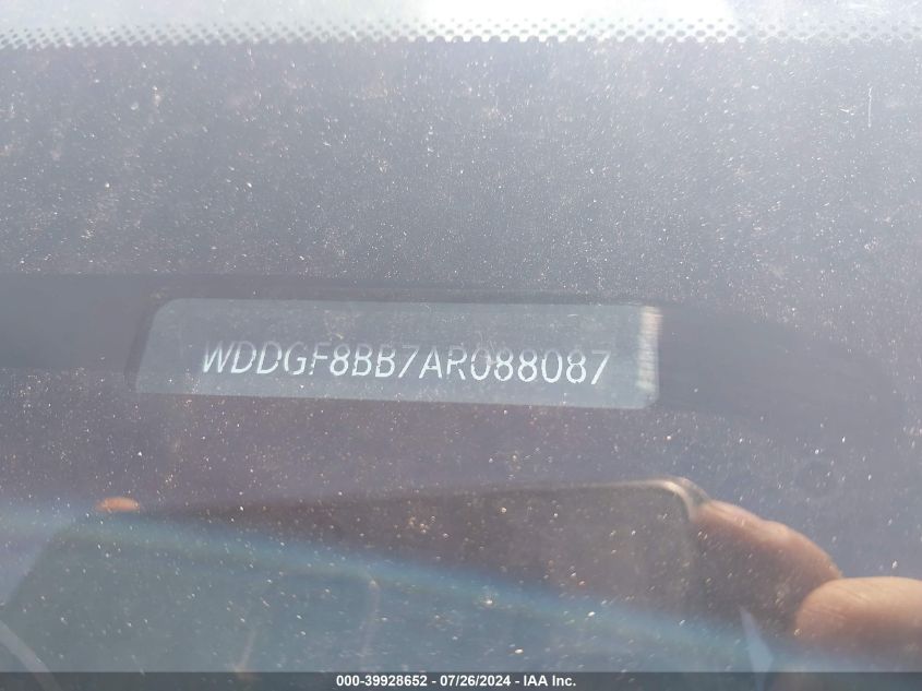 2010 Mercedes-Benz C 300 Luxury 4Matic/Sport 4Matic VIN: WDDGF8BB7AR088087 Lot: 39928652