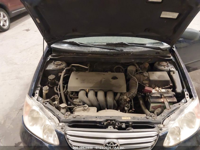 2004 Toyota Corolla Ce VIN: 2T1BR32E34C278301 Lot: 39928658