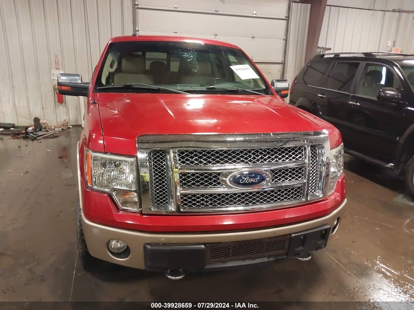2012 Ford F-150 Lariat VIN: 1FTFW1ET8CFC78101 Lot: 39928659