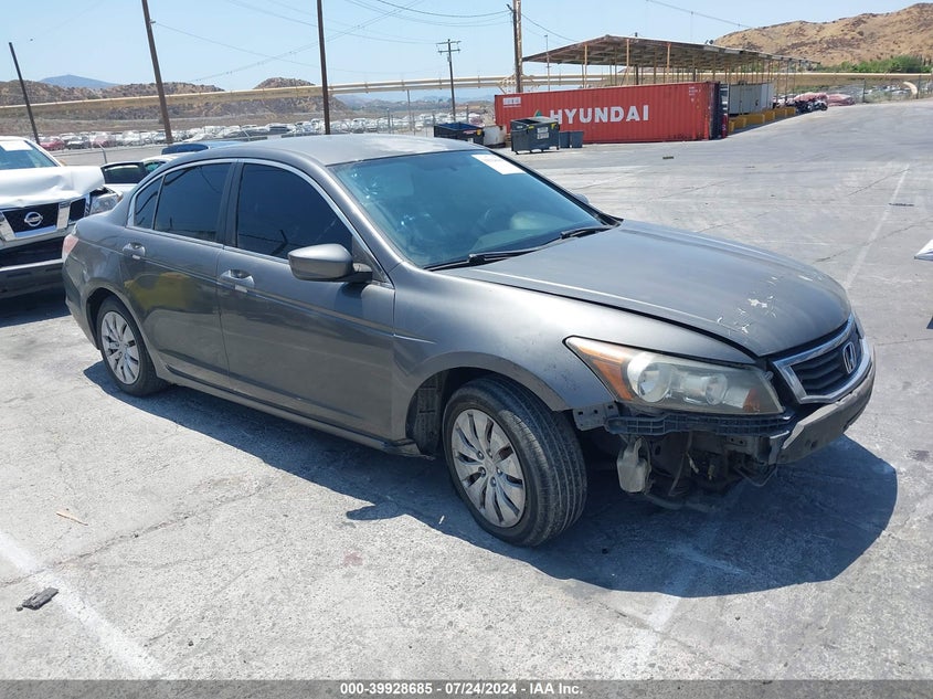 2010 Honda Accord 2.4 Lx VIN: 1HGCP2F37AA184128 Lot: 39928685