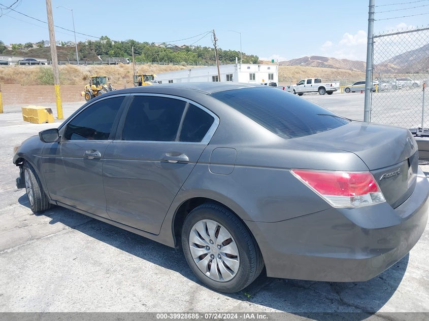 2010 Honda Accord 2.4 Lx VIN: 1HGCP2F37AA184128 Lot: 39928685