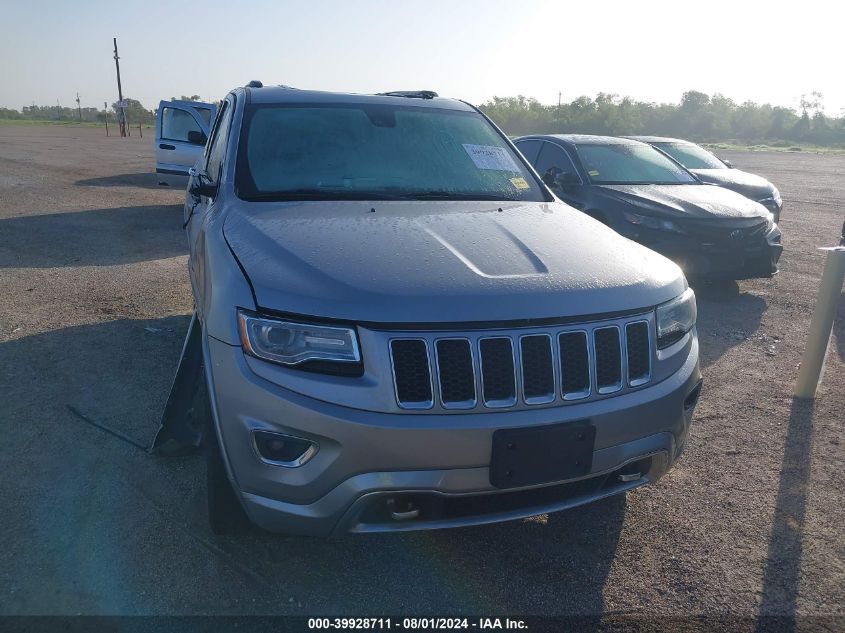 2014 Jeep Grand Cherokee Overland VIN: 1C4RJECG4EC281218 Lot: 39928711