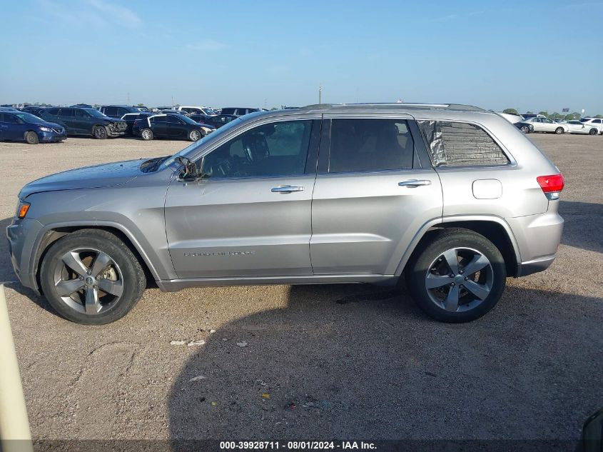 2014 Jeep Grand Cherokee Overland VIN: 1C4RJECG4EC281218 Lot: 39928711