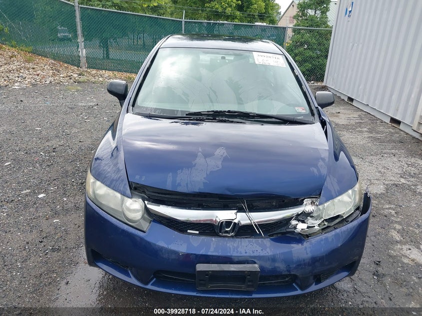 2009 Honda Civic Vp VIN: 2HGFA163X9H517363 Lot: 39928718