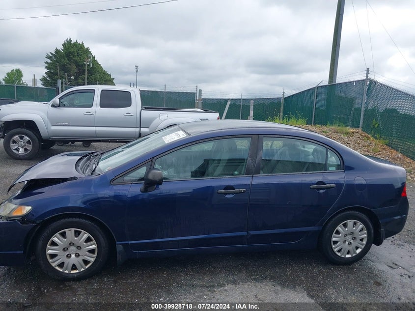 2009 Honda Civic Vp VIN: 2HGFA163X9H517363 Lot: 39928718