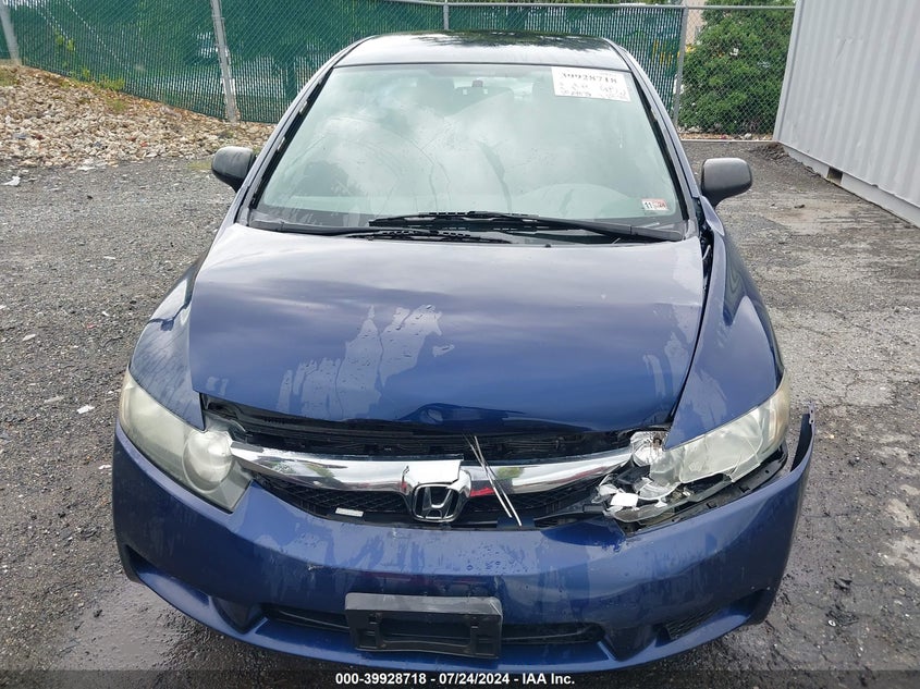 2009 Honda Civic Vp VIN: 2HGFA163X9H517363 Lot: 39928718