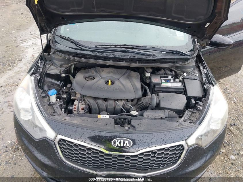 2014 Kia Forte Lx VIN: KNAFK4A6XE5252490 Lot: 39928725