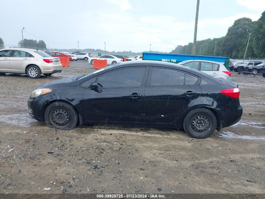 2014 Kia Forte Lx VIN: KNAFK4A6XE5252490 Lot: 39928725