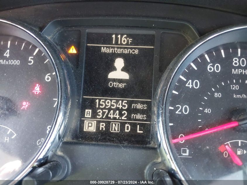 2014 Nissan Rogue Select S VIN: JN8AS5MT7EW615475 Lot: 39928729