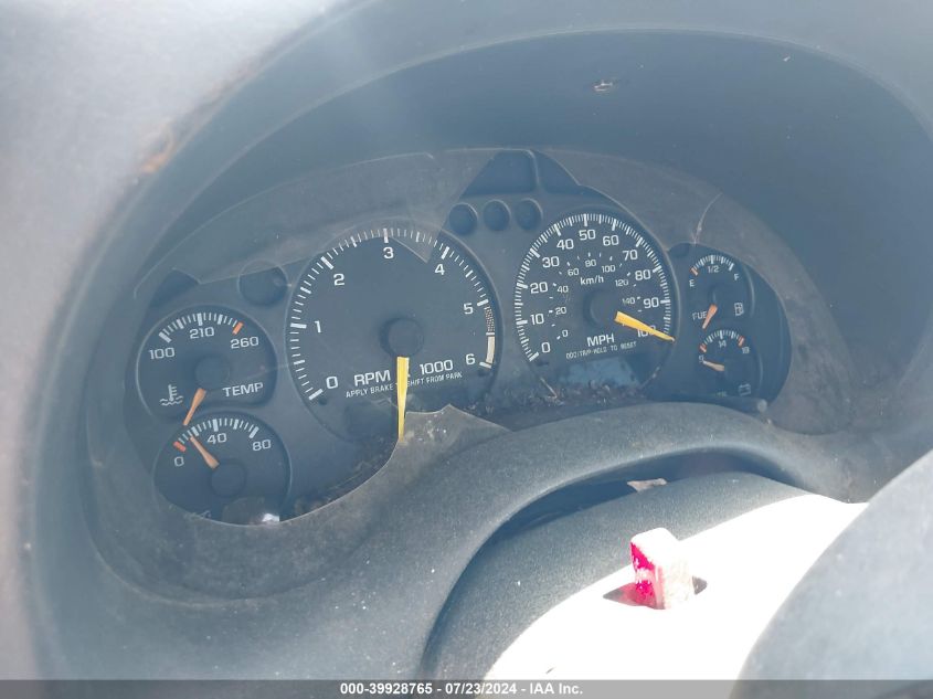 1999 Chevrolet Blazer VIN: 1GNDR13WXX2232853 Lot: 39928765