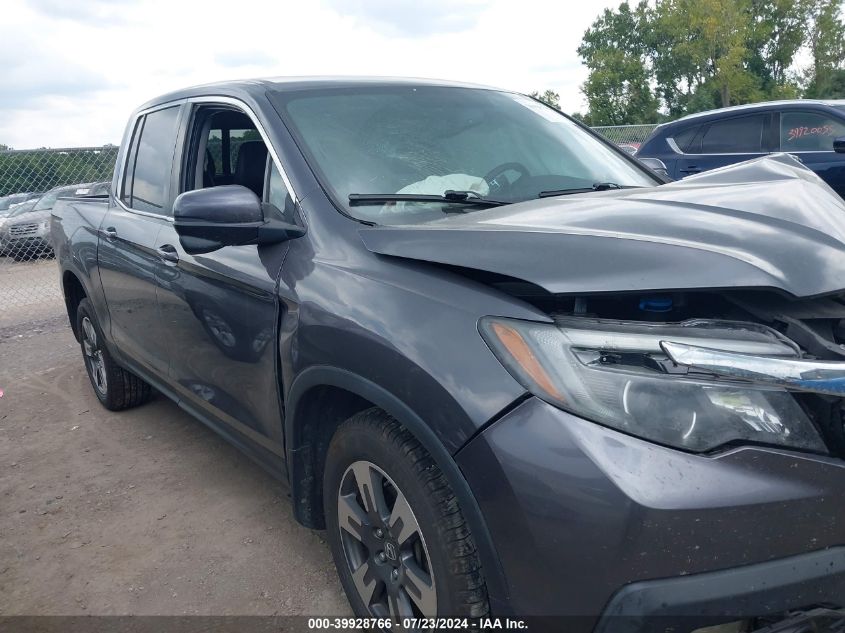 2019 Honda Ridgeline Rtl-T VIN: 5FPYK3F69KB003548 Lot: 39928766