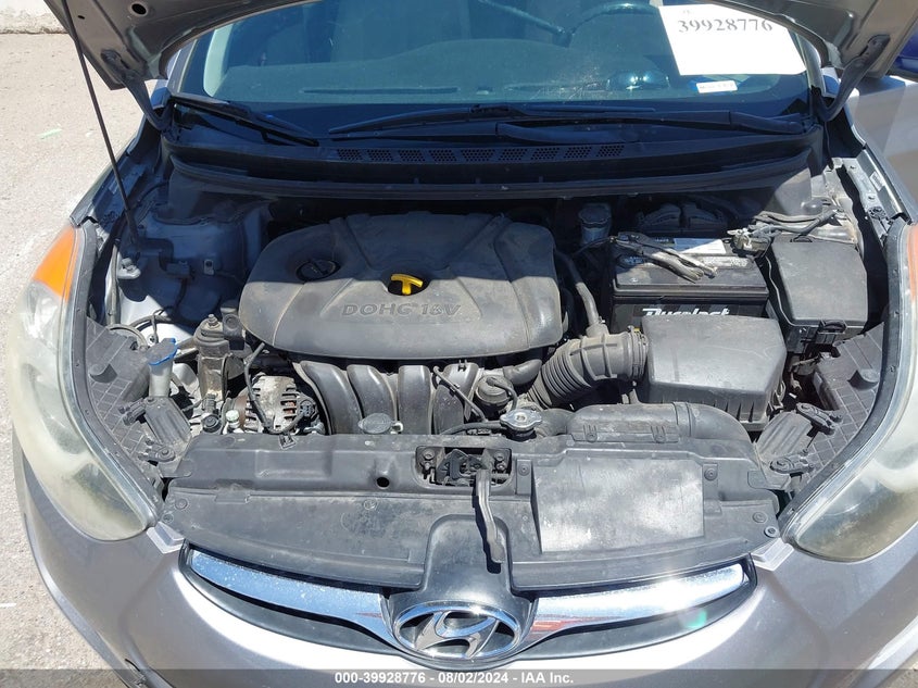 2012 Hyundai Elantra Gls (Ulsan Plant) VIN: KMHDH4AE9CU314234 Lot: 39928776