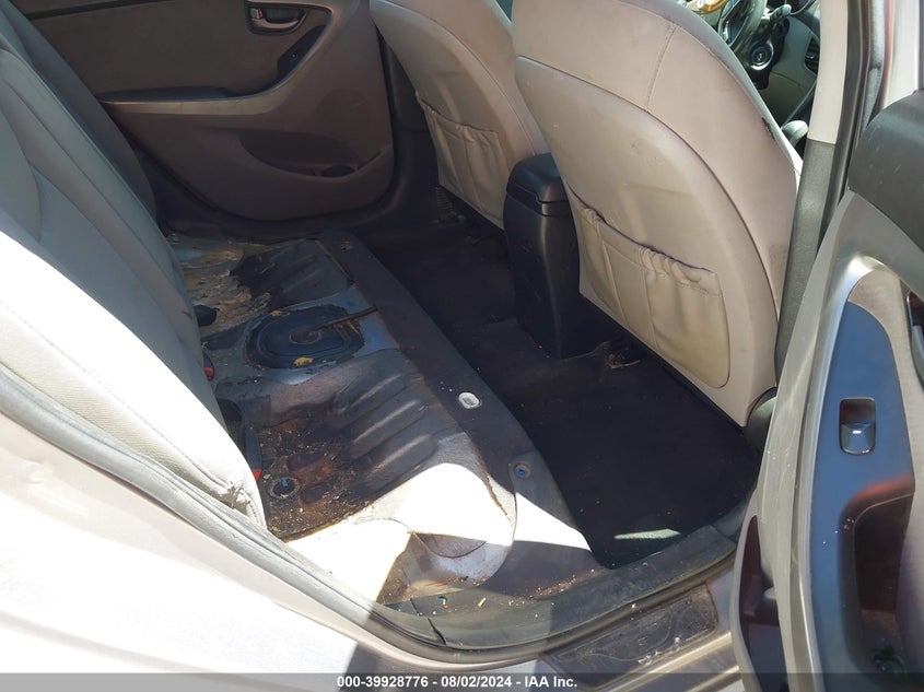 2012 Hyundai Elantra Gls (Ulsan Plant) VIN: KMHDH4AE9CU314234 Lot: 39928776
