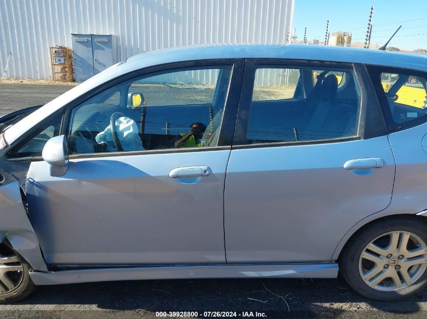 2008 Honda Fit Sport VIN: JHMGD38678S032858 Lot: 39928800