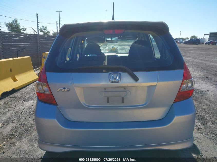 2008 Honda Fit Sport VIN: JHMGD38678S032858 Lot: 39928800