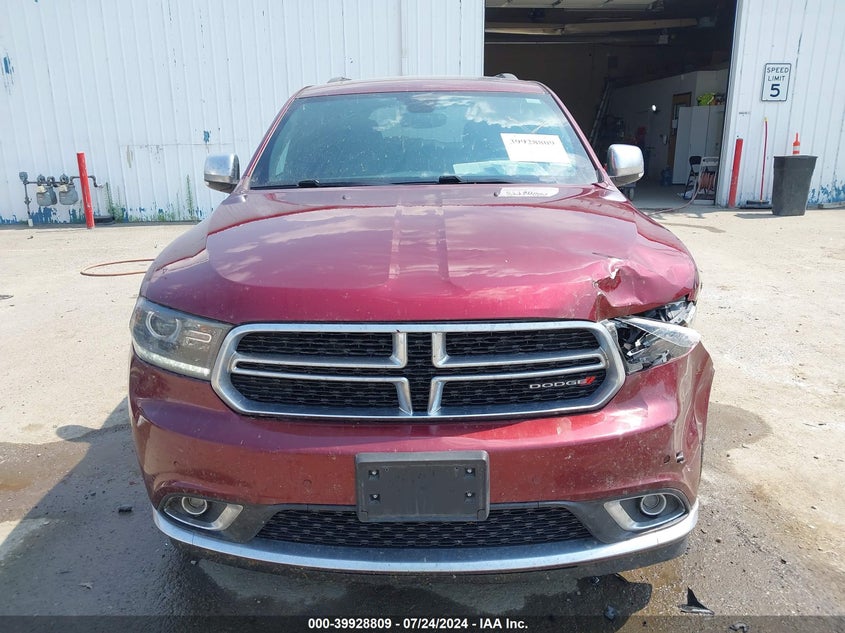 VIN 1C4RDJEG2JC497981 2018 DODGE DURANGO CITADEL ANODIZED PLATINUM AWD