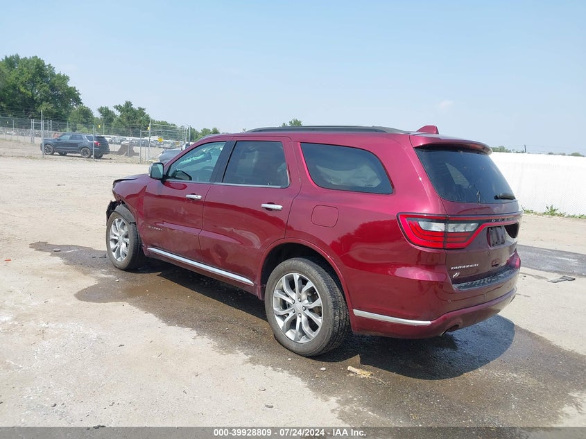 VIN 1C4RDJEG2JC497981 2018 DODGE DURANGO CITADEL ANODIZED PLATINUM AWD