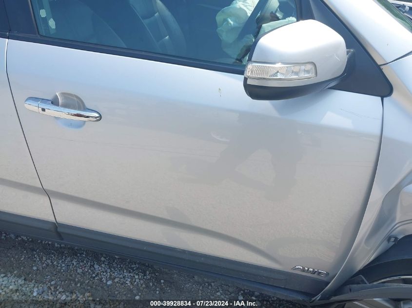 2013 Kia Sorento Ex V6 VIN: 5XYKUDA22DG411310 Lot: 39928834