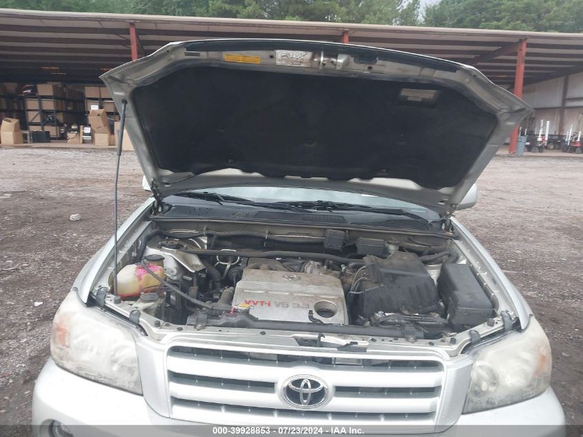 2006 Toyota Highlander Limited V6 VIN: JTEDP21A860121850 Lot: 39928853