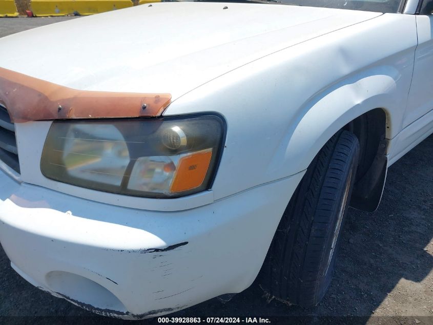 2003 Subaru Forester Xs VIN: JF1SG65663H741981 Lot: 39928863