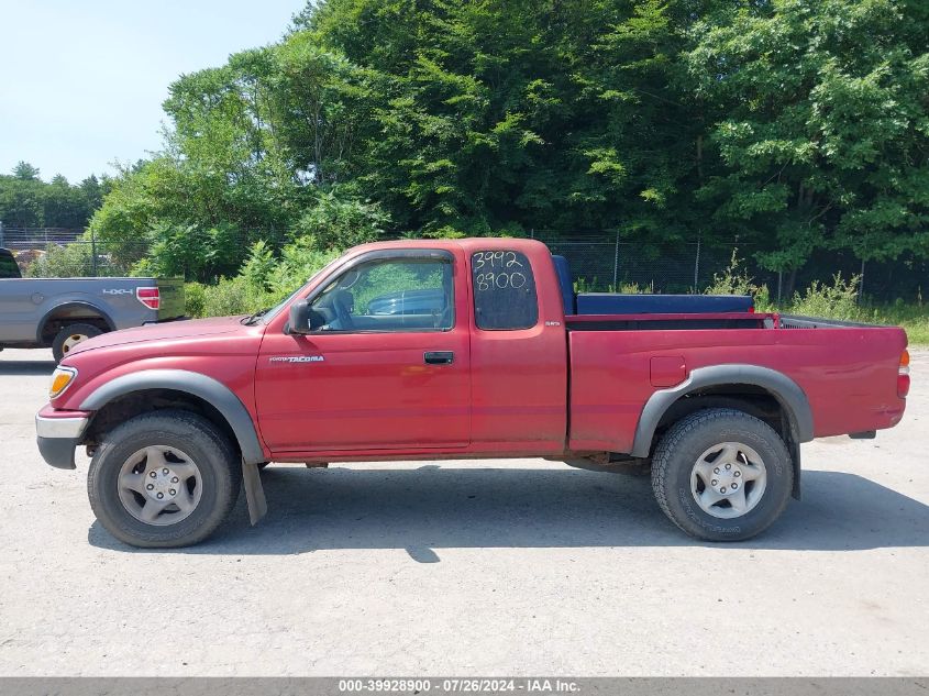 2002 Toyota Tacoma Base V6 VIN: 5TEWN72N82Z074170 Lot: 39928900