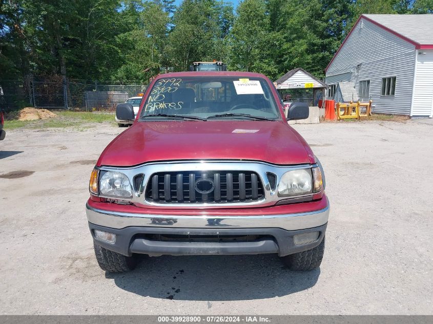 2002 Toyota Tacoma Base V6 VIN: 5TEWN72N82Z074170 Lot: 39928900