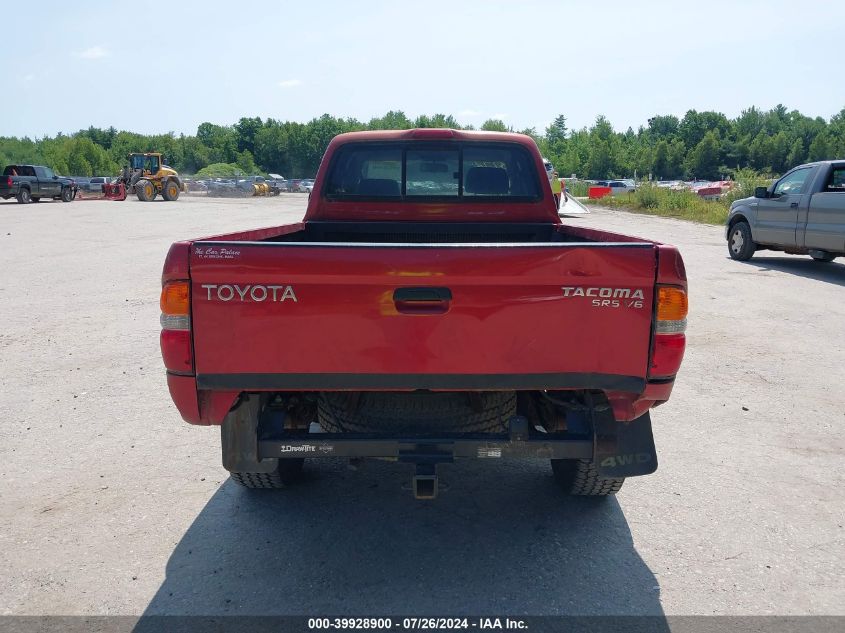 2002 Toyota Tacoma Base V6 VIN: 5TEWN72N82Z074170 Lot: 39928900