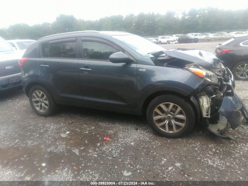 2016 Kia Sportage Lx VIN: KNDPBCAC5G7811135 Lot: 39928904