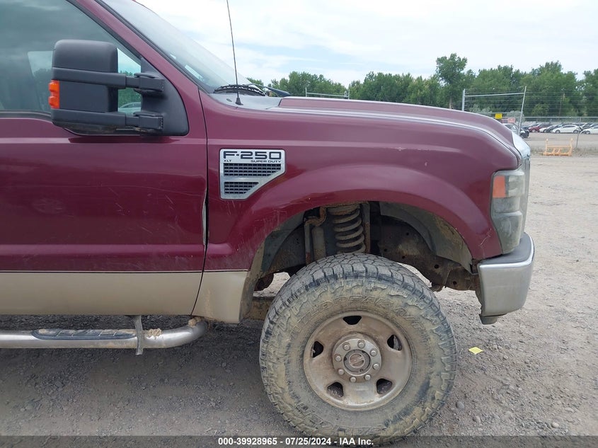 2008 Ford F250 Super Duty VIN: 1FTSX21538E827401 Lot: 39928965