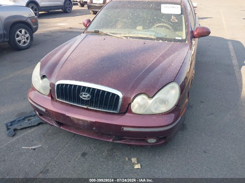 2004 Hyundai Sonata Gls/Lx VIN: KMHWF35H34A063856 Lot: 39929024