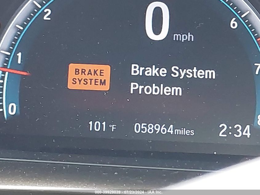 2019 Honda Civic Ex VIN: SHHFK7H64KU424645 Lot: 39929039