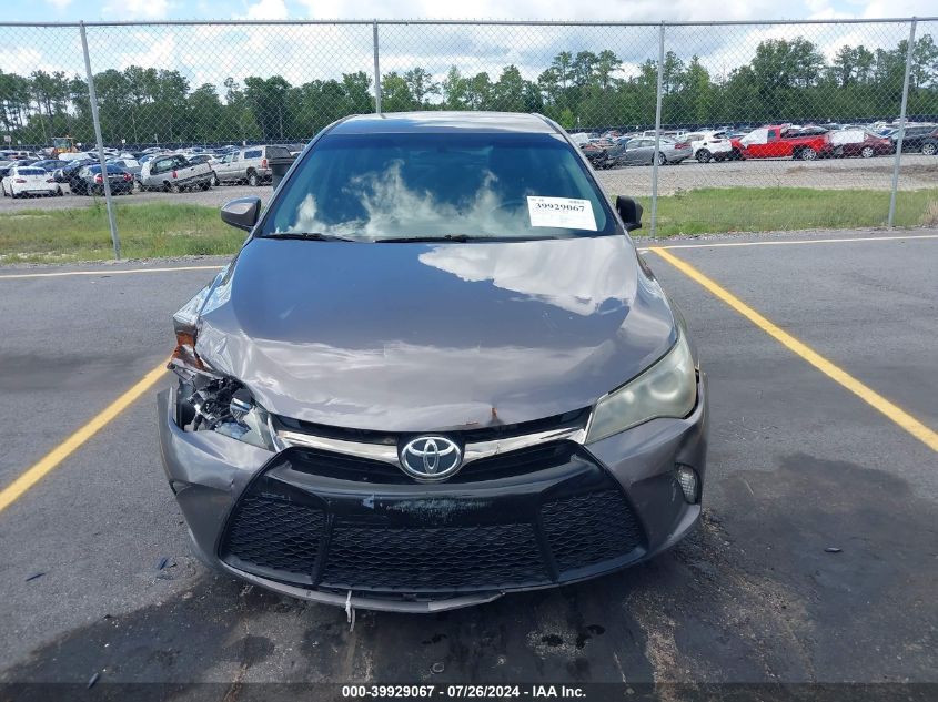 2015 Toyota Camry Se VIN: 4T1BF1FK2FU955529 Lot: 39929067