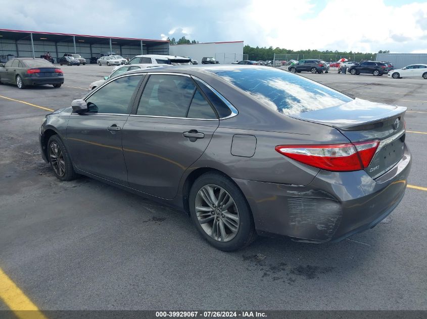 2015 Toyota Camry Se VIN: 4T1BF1FK2FU955529 Lot: 39929067