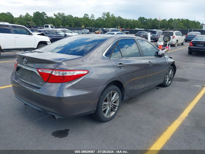 2015 Toyota Camry Se VIN: 4T1BF1FK2FU955529 Lot: 39929067