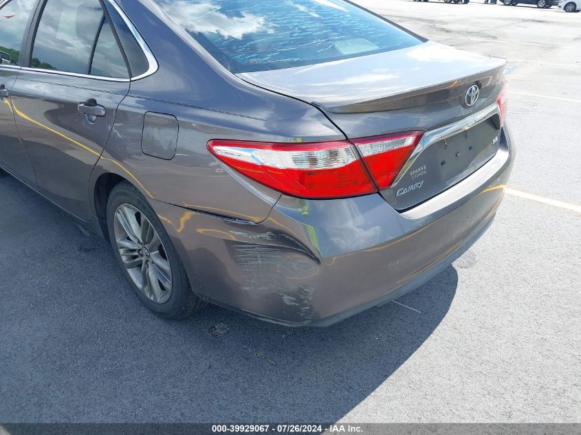 2015 Toyota Camry Se VIN: 4T1BF1FK2FU955529 Lot: 39929067