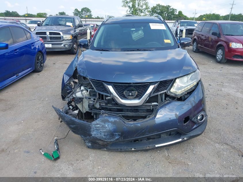 2015 Nissan Rogue Sl VIN: 5N1AT2MVXFC784154 Lot: 39929116