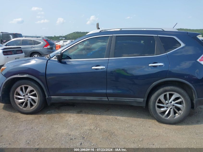 2015 Nissan Rogue Sl VIN: 5N1AT2MVXFC784154 Lot: 39929116