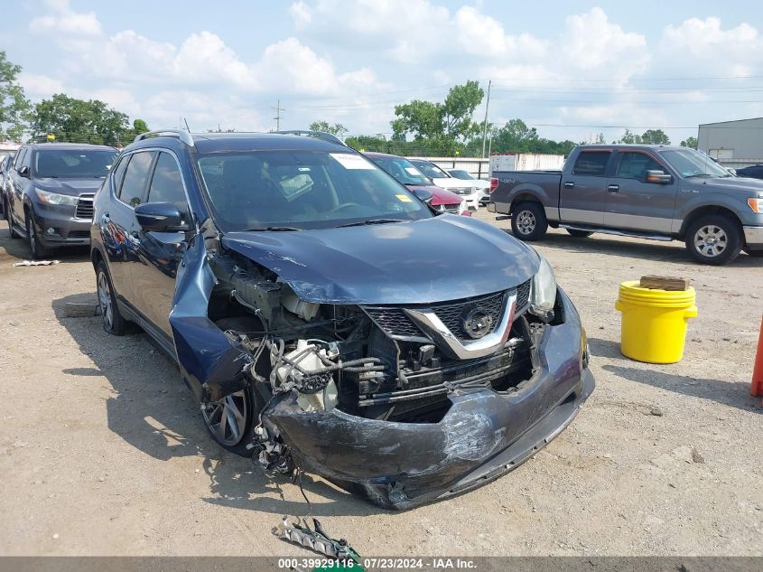 2015 Nissan Rogue Sl VIN: 5N1AT2MVXFC784154 Lot: 39929116