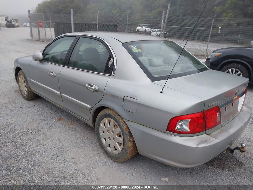 2004 Kia Optima Ex/Lx VIN: KNAGD126845289130 Lot: 39929128