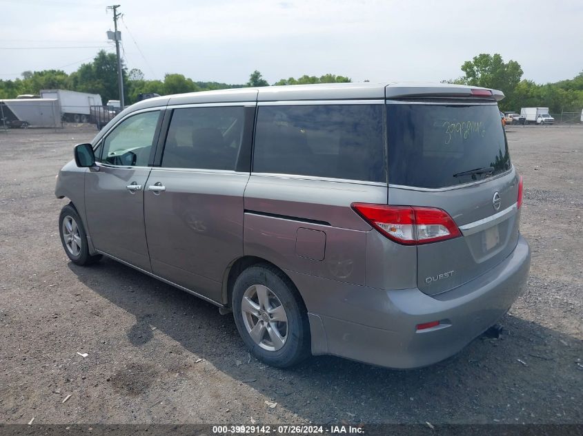 2011 Nissan Quest Sv VIN: JN8AE2KP6B9010059 Lot: 39929142