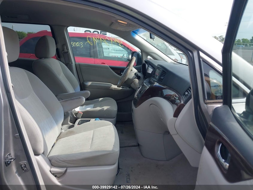 2011 Nissan Quest Sv VIN: JN8AE2KP6B9010059 Lot: 39929142