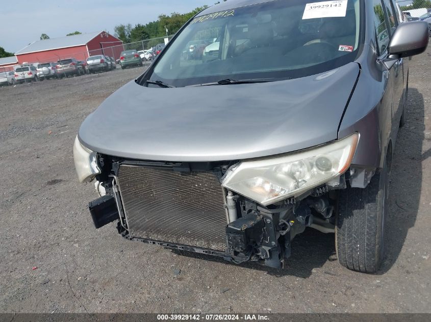 2011 Nissan Quest Sv VIN: JN8AE2KP6B9010059 Lot: 39929142