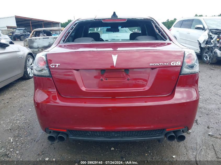 2009 Pontiac G8 Gt VIN: 6G2EC57Y09L199981 Lot: 39929145