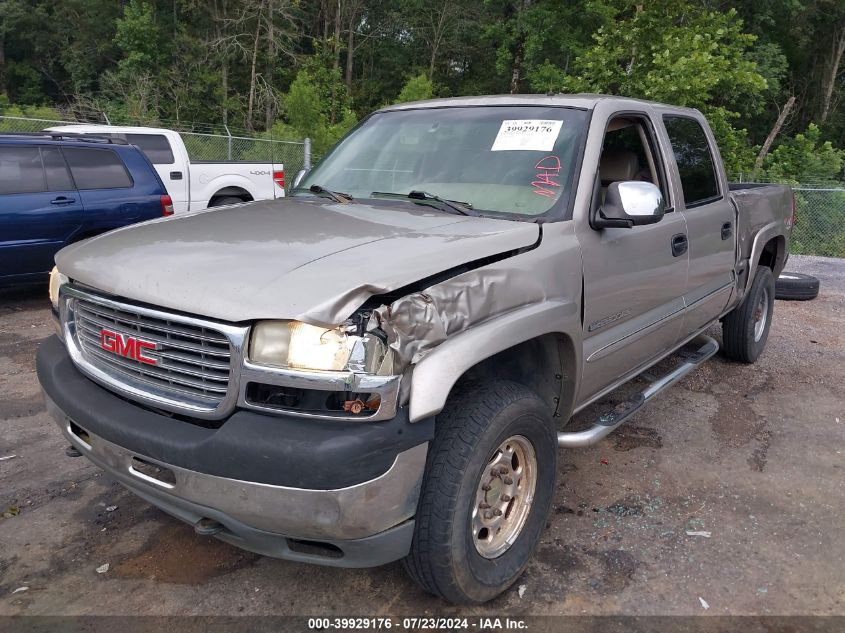 2002 GMC Sierra 2500Hd Sle VIN: 1GTHK23U82F186541 Lot: 39929176